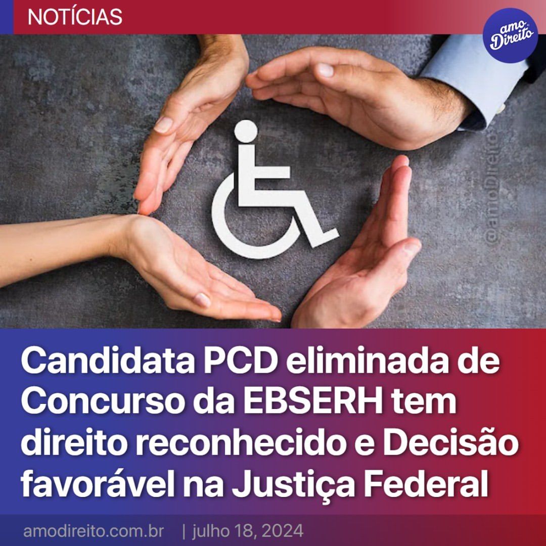 Notícia do portal Amo Direito